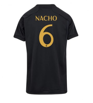 Real Madrid Nacho #6 Tredje trøje Dame 2023-24 Kort ærmer
